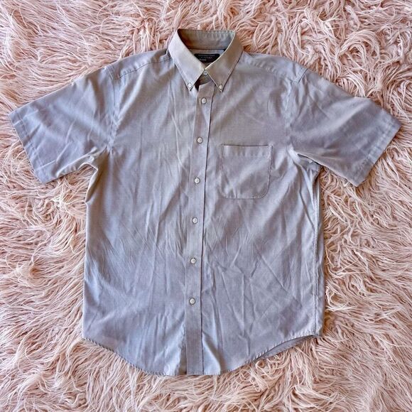 Tan Button Down Shirt - Picture 1 of 3